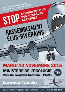 Rassemblement élus-riverains du 10 novembre
